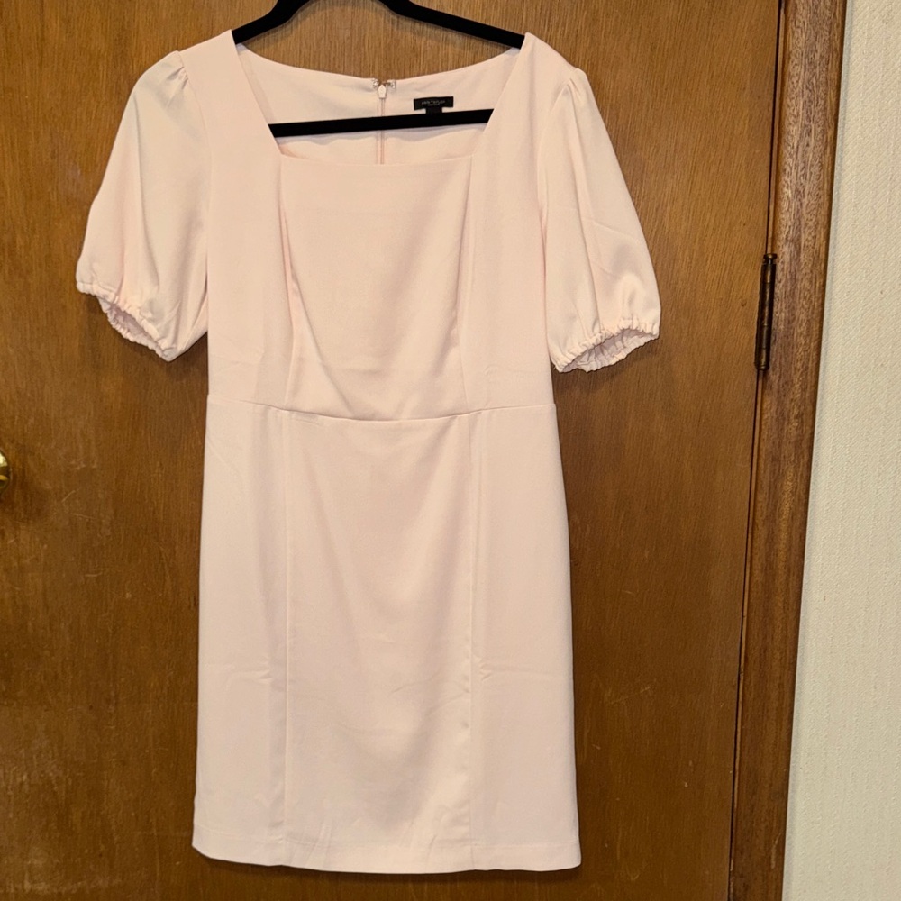 Ann Taylor Factory Blush Pink Sheath Dress Size 4
